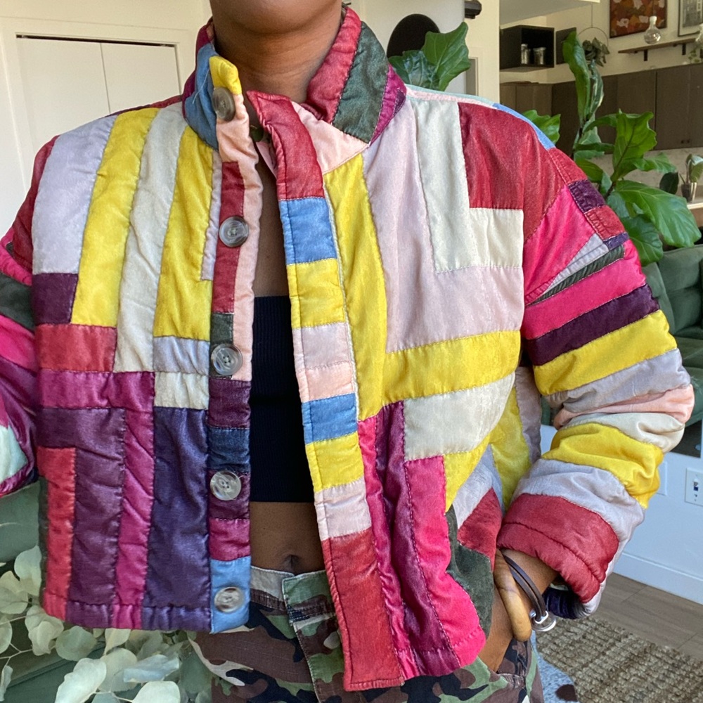 Kimchi Blue Puzzle Patchwork Jacket